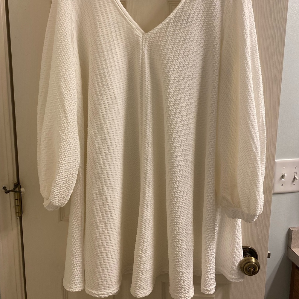 White flowy ASOS dress